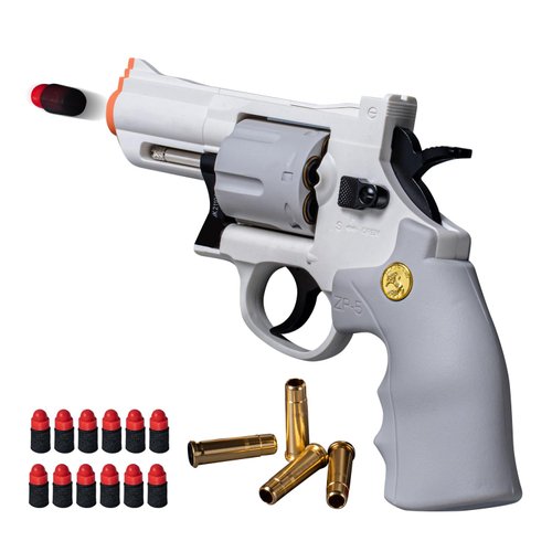 Revolver Toy, Can Fire Soft Foam Refill Bullets,Water Gel Beads, Digital Shooting Targets with Foam Dart Toy Shooting Blaster, Shooting Toys for Children Kid Boys Girls, Compatible