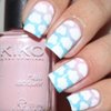 Whats Up Nails - Clouds Vinyl Stencils for Nail Art Design (1 Sheet, 12 Stencils)