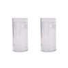 2 Pieces 75ml Clear Empty Deodorant Containers Twist-up Deodorant Containers Empty Deodorant Tubes Bottom Filling Deodorant Bottles for DIY Cosmetic Lip Balm Tubes