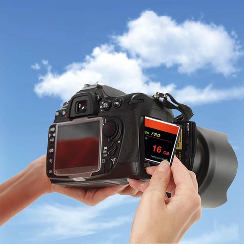 WQDMKE Camera CF Card 16GB CompactFlash Memory Card UDMA Speed Up to 120MB/s