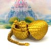13" 3D Printed Dragon with Dragon Egg, Articulated Dragon, Gold Imperial Dragon, Dragon Fidget Toy, Home Office Decor Executive Desk Toy ID002-GOLD