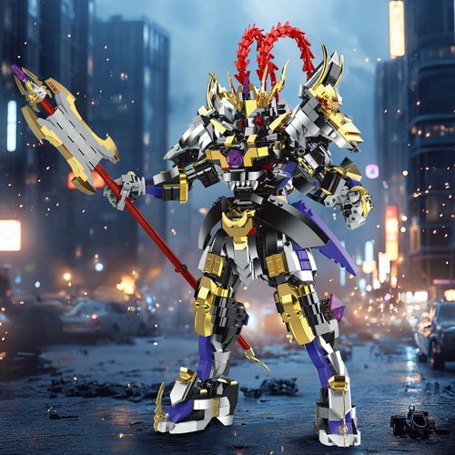 JMBricklayer Mech Sets Building Blocks Toy 70155, Mechs Robot Building Sets for Adults, Hero Warrior Mecha Model Kit for Boys 8-14 Girls, Cool Mech with Weapons for Display Decor Gifts Ideas(1448 PCS)