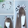 RUITASA Dalmatian headband, Dog Ears Headband, Dalmatian Headband Ears Adult Bulk, Dalmatian Ears for Girls Halloween Christmas Cosplay Party Favors Supplies