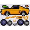 Make Your Own Sticker Scene Mini - 12 Kit Race Car Stickers DIY Stickers for Kids Activities DIY Party Favors Race Car Themed Birthday Party Favors - Stationary Arts & Crafts Kids Craft Activities