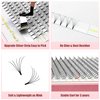 ABONNIE Premade Fans Eyelash Extensions, 400 Fans 5D 10mm Promades Eyelash Fans,0.07 Thickness C Curl Premade Lash Fans, Handmade Premade Fans Volume Lash Extensions (Short Stem 5D 0.07-C 10mm)