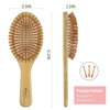 SoPretti Bamboo Hair Brush - Wooden Hair Brush for Men Women and Kids - Bamboo Brush for Hair Growth