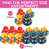 Fun Express Superhero Rubber Duckies (1 dz) Superhero Themed Party Favors, Character Toys, Rubber Duckies