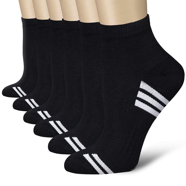 QUXIANG Compression Socks for Women & Men Circulation 3/6/7 Pairs Arch Ankle Support 15-20 mmHg Best for Running Cycling (Multi 20,L/XL)