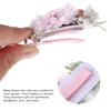 9Pcs Flower Hair Clips Artificial Rose Hair Barrettes Floral Wedding Beach Party Decor Hair Accessories for Women Girls