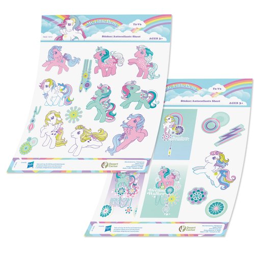 My Little Pony Stickers - 22 Stickers Vinyl Decal Laptop Water Bottle Car Scrapbook Decorations Birthday Favor Party Supplies (2-6)