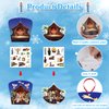 D24TIME Nativity Crafts for Kids - 24PCS Nativity Scene Stickers for Kids DIY Nativity Stickers Religious Christian Crafts Sunday School Gifts Christmas Crafts for Kids Classroom Party Favor