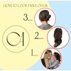 CAISHA 14" Wavy Clip On Ponytail With Butterfly Clip Hairpiece Heat-resistant Synthetic Fibres Brown H98