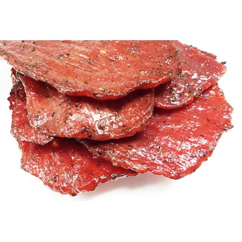 Singapore Street Food, Fire-Grilled Beef Jerky (Sweet Black Pepper Flavor 4oz) *Grilled Fresh to Your Order *Shipped the Same Day - L.A. Times "Handmade Gift" Winner