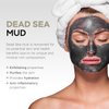 Vitasei Magnetic Dead Sea Mud Mask for Face & Body, Spa Quality Pore Reducer for Acne, Blackhead & Oily Skin, Facial Mask for Deep Cleansing, Hydration W/Pearl Powder, Natural Oils, Vitamin- 1.7 Fl Oz