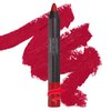 Mirabella Velvet Lip Crayon Lipstick and Lip Liner Pencil, Easy-to-Use Creamy, Smudgeproof, and Long-Lasting Matte Lipstick Liner Creates a Flawless Finish with Antioxidants Vitamin C and E, Red