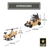 United States Army Rescue Force Soldier Toys & Military Vehicles - Helicopter & Desert Car, Artillery, Gear & Action Figure Playset, 3+