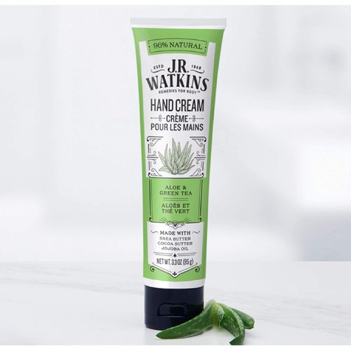 J.R. Watkins: Shea Butter Hand Cream, Aloe & Green Tea 3.3 oz (2 pack)