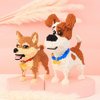 ENHANA Building Block Dogs Micro Mini Block Animal Dog Building Animal Set DIY 3D Block Toy Building Blocks for Kids Or Adult 2100 Pieces