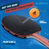 JOOLA Infinity Edge - Tournament Performance Ping Pong Paddle w/ Carbon Pro Technology - Black Rubber on Both Sides - Competition Ready - Table Tennis Racket for Advanced Training - Designed for Speed