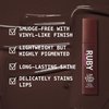 Ruby Kisses Lip Vinyl Tint - High-Pigment, Transfer-Proof, Smudge-Proof Liquid Lipstick, Soft-Satin Shine, Lightweight Makeup, Long-Lasting Lip-gloss, Full Coverage Color (TANTALIZE, 2.8mL)