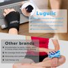Luguiic Wearable Thumb Wrist Ice Pack-Hot Cold Compress Hand Finger Ice Pack,Reusable for Injuries,Carpal Tunnel,Arthritis,Tendonitis,De Quervain's Tenosynovitis, Swelling & Bruises Black-S/M