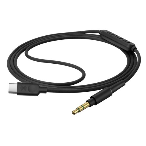 Geekria USB-C Digital to Audio Cable with Mic Compatible with Sony WH-ULT900N WH-1000XM5 WH-XB920N Cable, Replacement Type-C Audio Cord with Inline Microphone and Volume Control (4 ft/1.2 m)