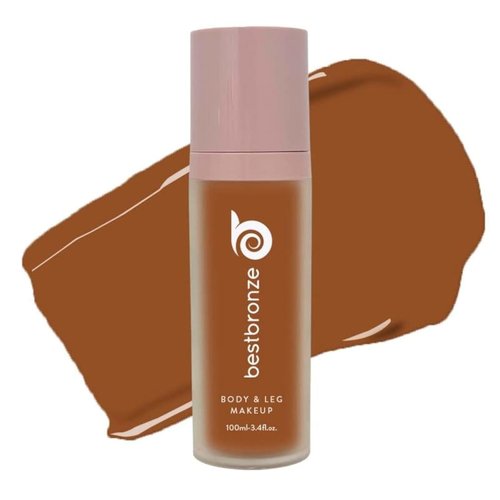 Best Bronze Bombshell Body & Leg Makeup - Waterproof Leg Makeup & Body Foundation - Body Makeup for Scars, Varicose Veins Cover Up & Leg Concealer (NC49 Tan Glow)