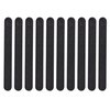 Nail File 120 grit / 240 grit | Natural,Gel or Acrylic | Washable and Reusable | Black Emery Cushion | 10-Pack by Geti Beauty | U.S.A. Made