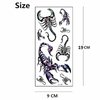 3D Scorpion Temporary Tattoos Temporary Tattoos Stickers Fashionable Fake Tattoos Removable Waterproof Body Art Tattoo Stickers for Men Women Teens Girls Boys, Makeup Body (Scorpion)
