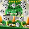 30pcs Soccer Balloon,Soccer Party Birthday Decorations,Football Balloon for Boys,12 Inch Black White Soccer Latex Balloons for Kids Football Euros Football Sport Theme Party Decorations