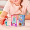 SWEET SEAMS 6" Soft Rag Doll Bundle Pack – 2pc Toy | The Little Mermaid Ariel Doll and Vanity Playset, The Princess and The Frog Tiana Doll & Kitchen Playset