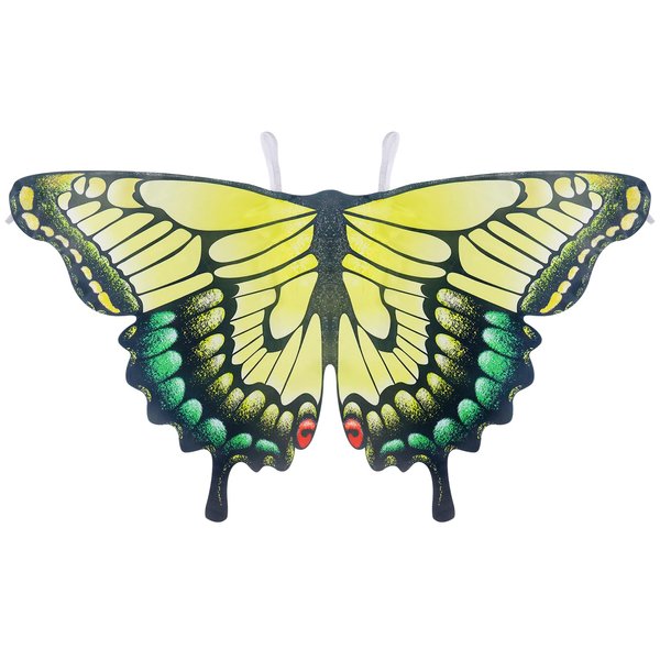 Creatoy Fairy Butterfly Wings Toddler, Kids Fairy Butterfly Costume for Girls 3-7, Shiny Swallowtail Play Wings Dress Up Cape Halloween Easter Favors Birthday Gifts