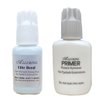 Alluring Elite Strong Eyelash Extensions Adhesive Gue/Flexible, Fast Drying/Great Retention/Glue size 3ml & Alluring Lash Primer