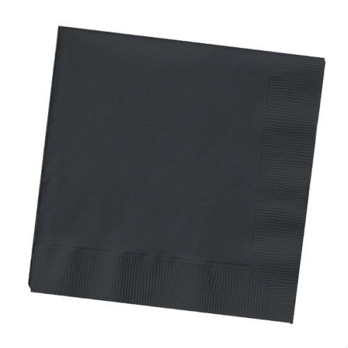 Creative Expressions Cocktail/Beverage Napkins, Black Velvet (57134B) by Creative Converting (2 Pack)