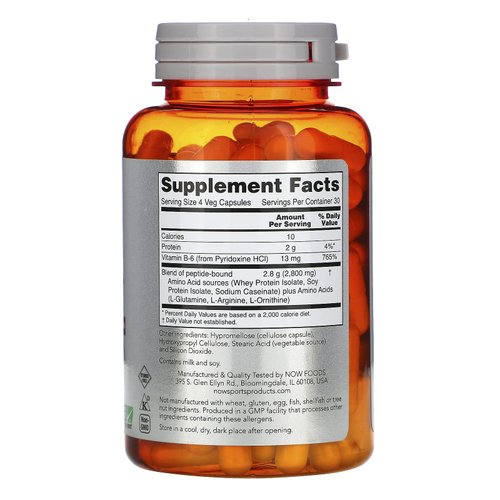 NOW Foods Sports, Amino Complete, Amino Acids, 120 Veg Capsules