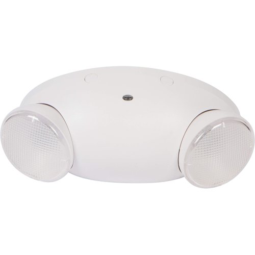 Morris Products Micro LED Emergency Light – White, High Output, Remote Capable - 76 Lumens - Energy Saving Emergency Lighting Unit – Compact Design – Thermoplastic Housing - Rechargeable, (73114)