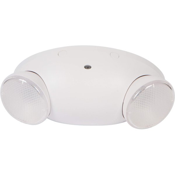 Morris Products Micro LED Emergency Light – White, High Output, Remote Capable - 76 Lumens - Energy Saving Emergency Lighting Unit – Compact Design – Thermoplastic Housing - Rechargeable, (73114)