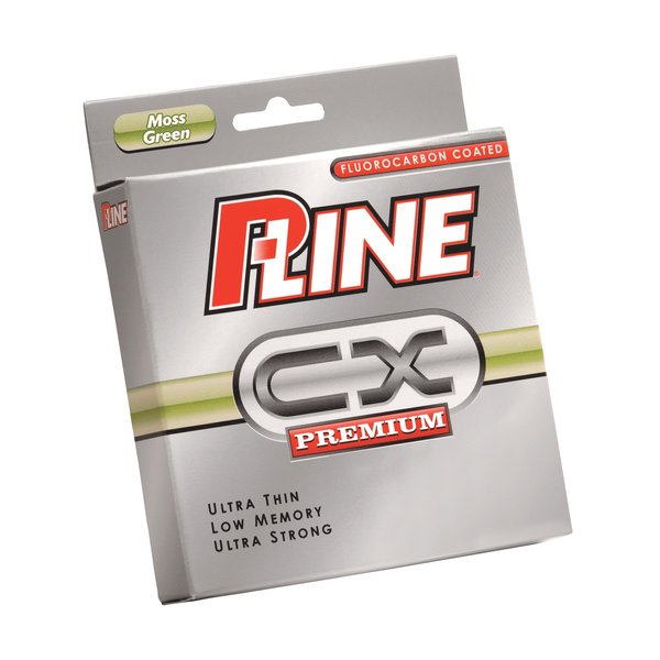P-Line CX Premium Moss Green Fishing Line 260-300 Yard (Filler Spool)- 4LB