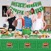 4 Pack Football Themed Tablecloths Disposable Plastic Football Table Cover Supplies Rectangular Game Day Tablecloth Football Field for Tailgate Football Party Decorations, 51'' X 86'' (4 Pack)