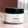 Vitamin C Eye Cream with Green Tea & Caffeine to Reduce Puffiness & Discoloration - Brighten & Hydrate - Banish Dark Circles & Reveal Youthful Eyes - 1 oz Glass Jar