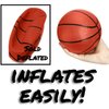 Liberty Imports 4 PCS Inflatable Mini Basketball Toy Replacement Rubber Balls with Pump and Needle for Indoor Toy Miniature Hoop or Sports Training (6 Inch)