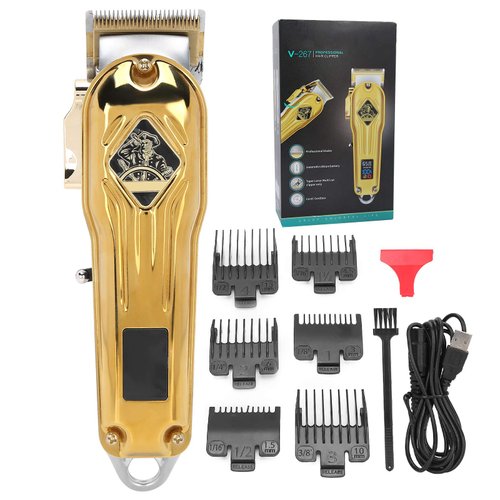 Led Display Electric Hair Clipper, Hair Trimmer Hair Cutter Hair Beard Trimmers Combs, Hair Shaving Styling Tool For Beard & Mustache Trimmers For Barber Shop And Home