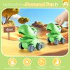 ALASOU Baby Dinosaur Car Toys with Playmat/Storage Bag|1st Birthday Gifts for Toddler Toys Age 1-2|Baby Toys for 1 2 3 Year Old Boy|1 2 Year Old Boy Gift for Infant 12-18 Month