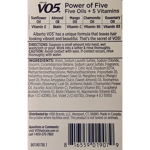 VO5 Alberto Men 3-in-1 Shampoo/Conditioner/Body Wash - Ocean Surge - 2 Pack