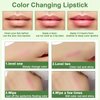 3 Pack Aloe Vera Lipstick,Long Lasting Nutritious Tinted Lip Balm Natural Moisturizer Magic Temperature Color Change Lip Gloss