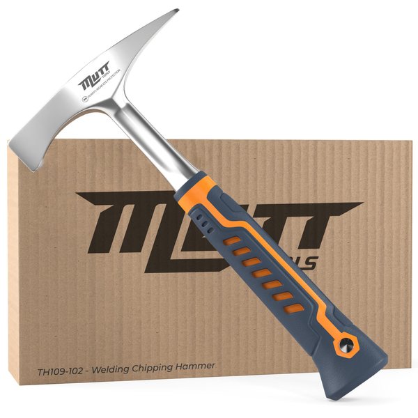 AMERICAN MUTT TOOLS Welding Chipping Hammer – 14 oz Welding Hammer Chipping Slag – Slag Hammer, Chipping Hammer Welding, Welder Hammer, Welding Chipping Hammer, Welders Chipping Hammer, Chipi Hammer