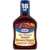 Kraft Sweet Brown Sugar Slow-Simmered Barbecue Sauce, 18 oz Bottle