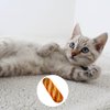 DOITOOL 1pc Bread Toy Loaf Bread Stuffed Puppy Dog Plush Food Pattern Stuffed Plush Cat Accessory Interaction Cat Teaser Plush Cat Teaser Funny Pet Supply Vocalize Accessories