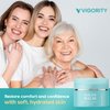 Vigority Vulva Balm Vaginal Moisturizer for Women: Intimate Skin Care Relieves Dryness, Itch, Odor & Irritation - Menopause Suppor With Beeswax, Shea Butter, Emu Oil, and CoQ10 - Estrogen Free