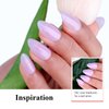 Imtiti Jelly Gel Nail Polish, 1 Pcs 0.5 Fl Oz Lavender Purple Jelly Gel Polish Soak Off LED U V Nail Gel Polish Sheer Translucent Gel Nail Polish DIY Nail Art Starter Manicure Salon Gel Nail Kit